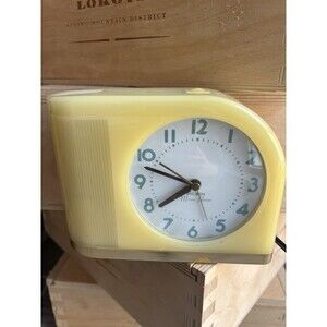 Westclox Big Ben Moonbeam Alarm Clock Electric Battery Retro Art Deco Collector